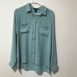 Mint button up M forever 21